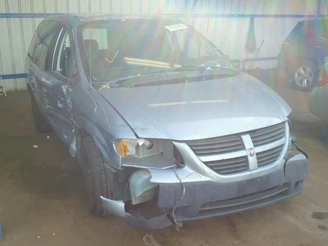 1D4GP25E45B333861 - 2005 DODGE CARAVAN SE BLUE photo 1