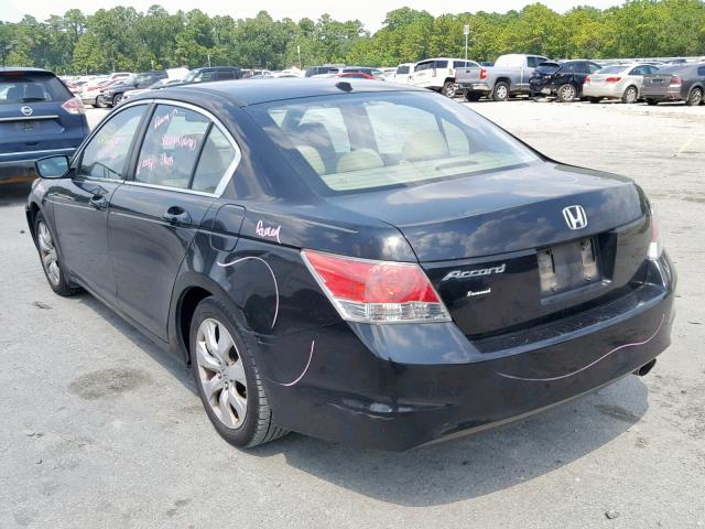 1HGCP2F84AA145721 - 2010 HONDA ACCORD EXL BLACK photo 3