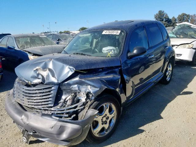 3C8FY58B52T278838 - 2002 CHRYSLER PT CRUISER BLUE photo 2