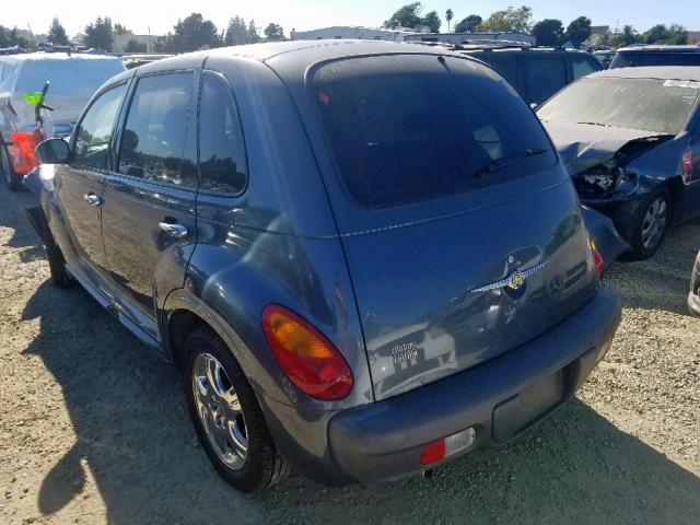 3C8FY58B52T278838 - 2002 CHRYSLER PT CRUISER BLUE photo 3