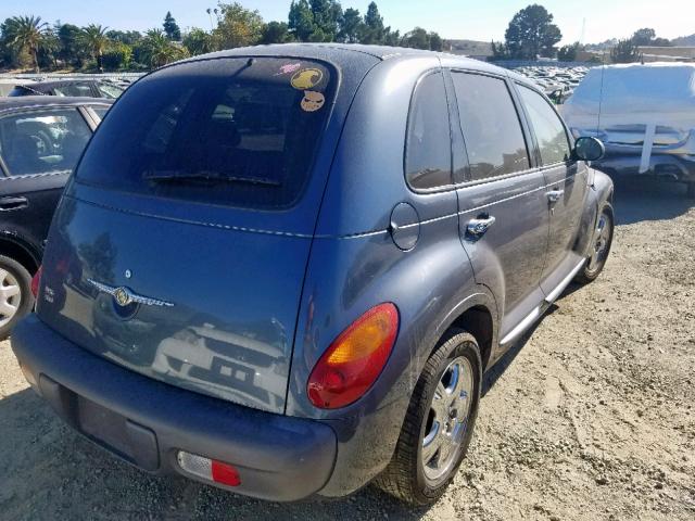 3C8FY58B52T278838 - 2002 CHRYSLER PT CRUISER BLUE photo 4