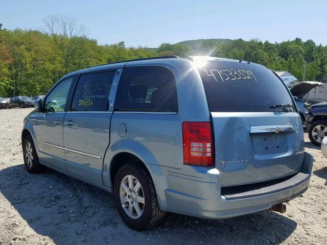 2A4RR5D18AR304465 - 2010 CHRYSLER TOWN & COU BLUE photo 3