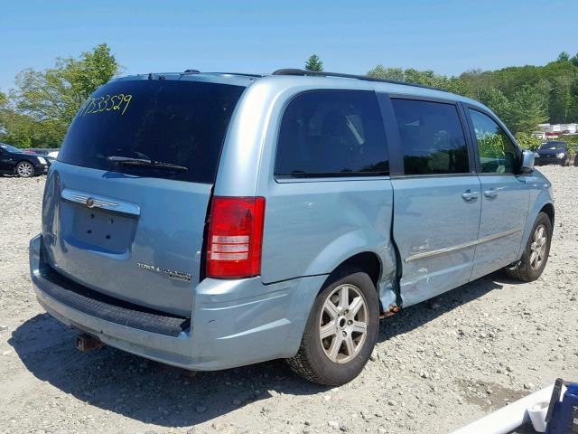 2A4RR5D18AR304465 - 2010 CHRYSLER TOWN & COU BLUE photo 4