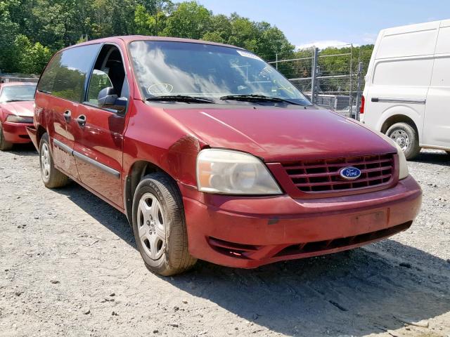 2FMZA50635BA34828 - 2005 FORD FREESTAR S RED photo 1