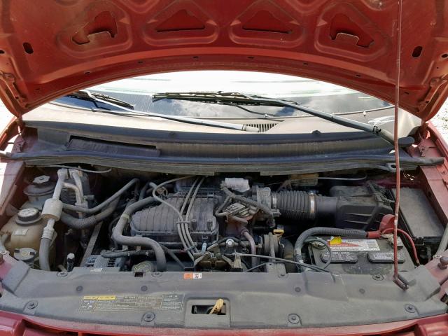 2FMZA50635BA34828 - 2005 FORD FREESTAR S RED photo 7