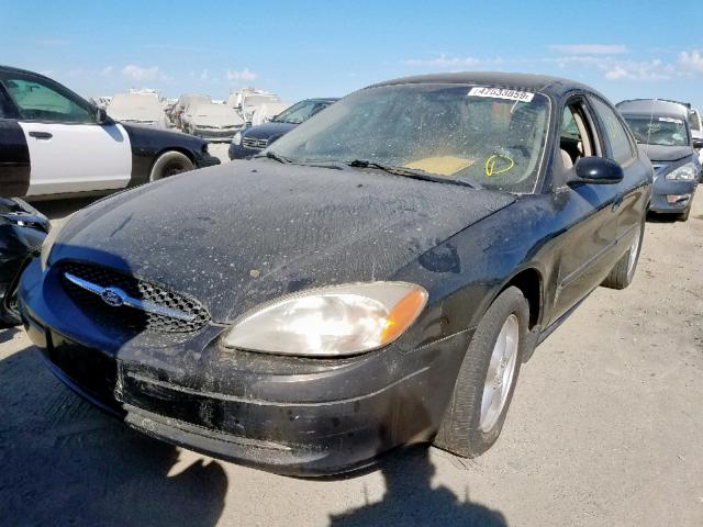 1FAFP55U61G226265 - 2001 FORD TAURUS SES BLACK photo 2