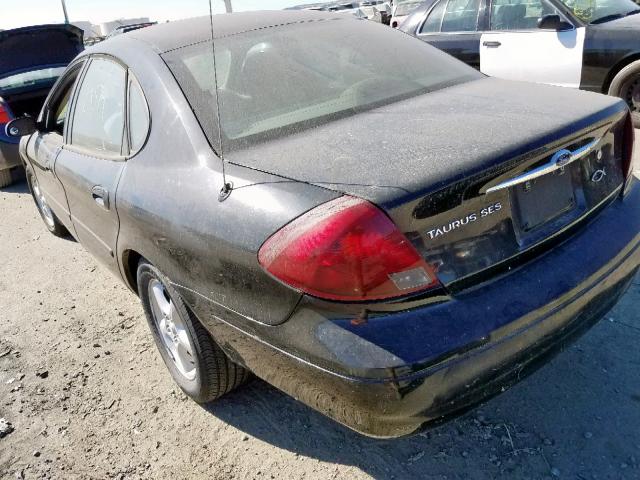 1FAFP55U61G226265 - 2001 FORD TAURUS SES BLACK photo 9