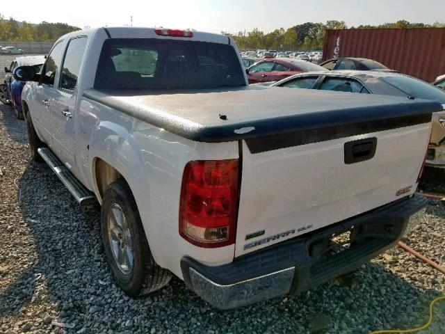 3GTRCVE07AG279612 - 2010 GMC SIERRA C15 WHITE photo 3