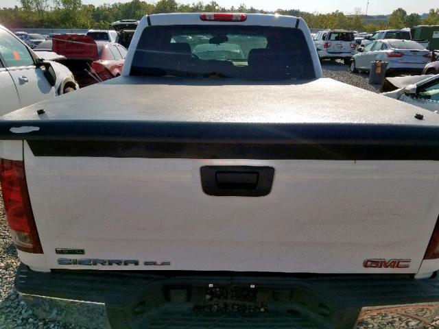 3GTRCVE07AG279612 - 2010 GMC SIERRA C15 WHITE photo 6