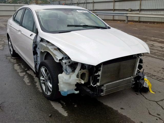 3FA6P0SU9GR206603 - 2016 FORD FUSION TIT WHITE photo 1