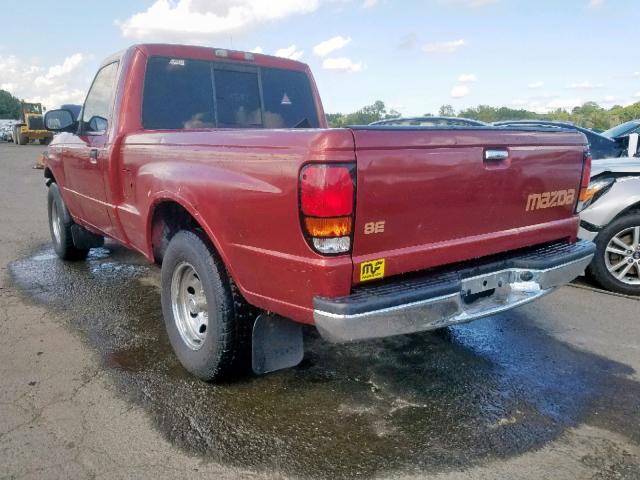 4F4YR12C4WTM42381 - 1998 MAZDA B2500 BURGUNDY photo 3