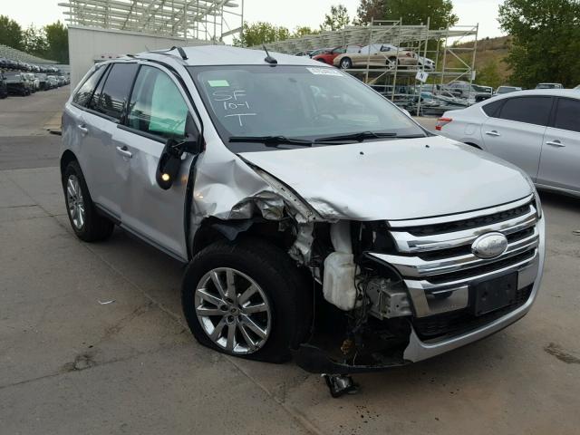 2FMDK3JC5DBB29471 - 2013 FORD EDGE SEL SILVER photo 1