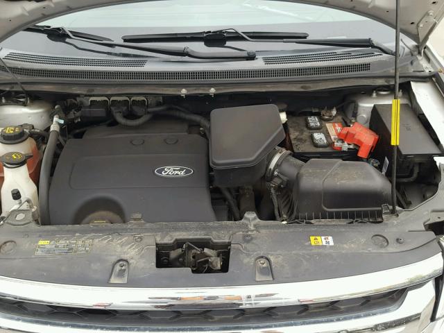 2FMDK3JC5DBB29471 - 2013 FORD EDGE SEL SILVER photo 7