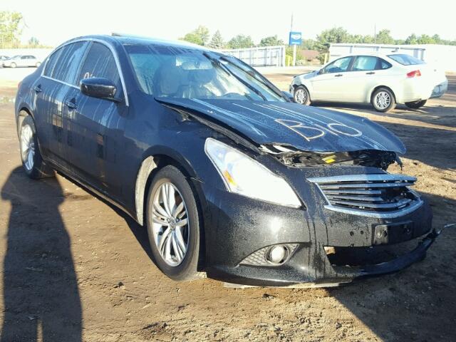 JN1CV6AR3CM676893 - 2012 INFINITI G37 BLACK photo 1