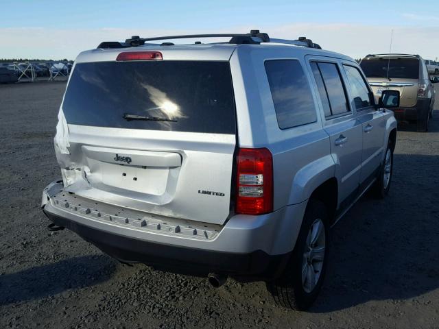 1C4NJRCBXCD513886 - 2012 JEEP PATRIOT LI SILVER photo 4