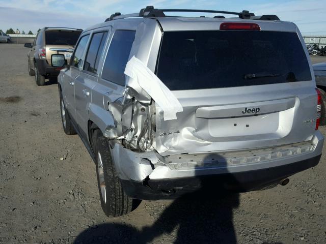 1C4NJRCBXCD513886 - 2012 JEEP PATRIOT LI SILVER photo 9