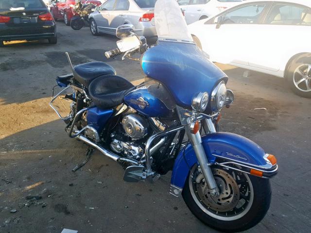 1HD1FC4147Y700315 - 2007 HARLEY-DAVIDSON FLHTCUI BLUE photo 1