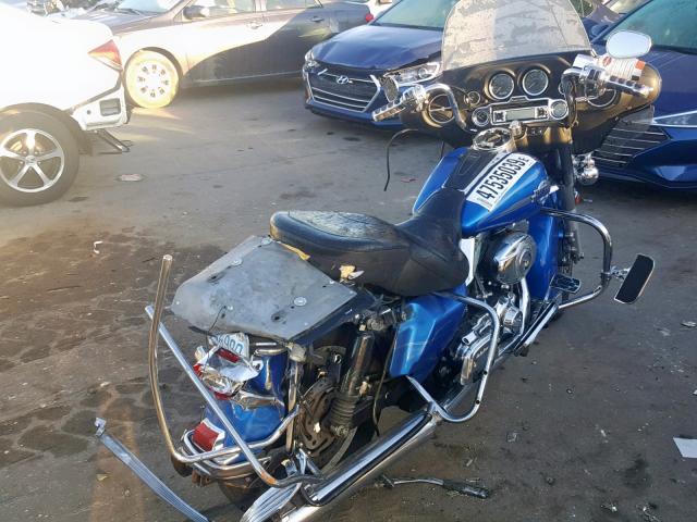 1HD1FC4147Y700315 - 2007 HARLEY-DAVIDSON FLHTCUI BLUE photo 4
