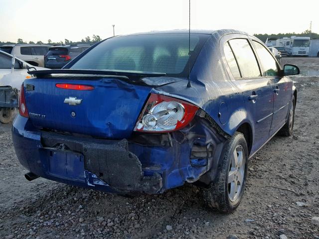 1G1AL55F867601879 - 2006 CHEVROLET COBALT LT BLUE photo 4