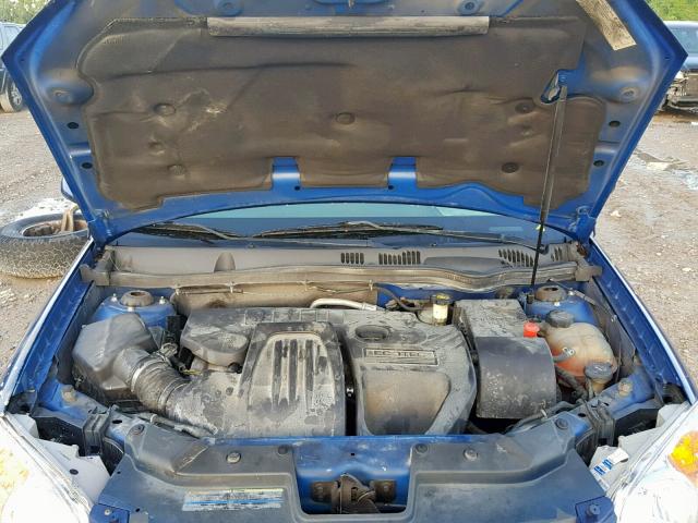 1G1AL55F867601879 - 2006 CHEVROLET COBALT LT BLUE photo 7