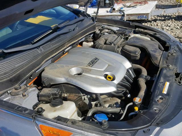 KMHEC4A45BA005435 - 2011 HYUNDAI SONATA HYB SILVER photo 9