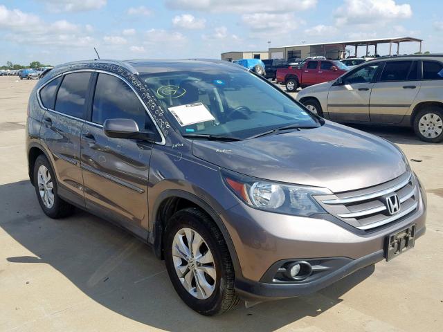 5J6RM3H77DL002390 - 2013 HONDA CR-V EXL GRAY photo 1