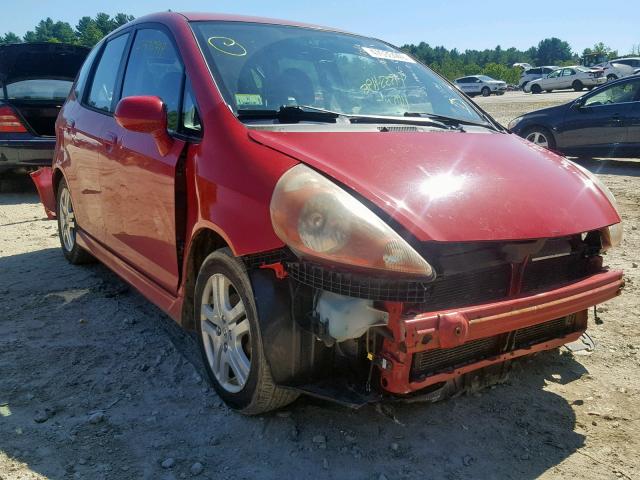 JHMGD38657S004023 - 2007 HONDA FIT S 红色 照片 1