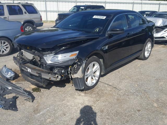 1FAHP2E88DG201334 - 2013 FORD TAURUS SEL BLACK photo 2