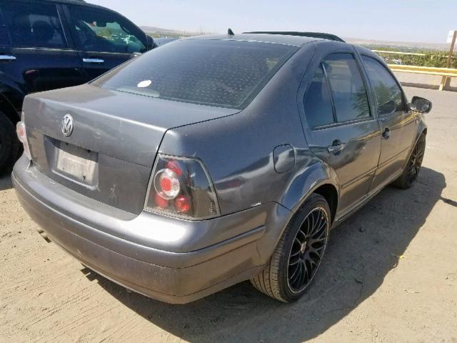 3VWSE69M33M137953 - 2003 VOLKSWAGEN JETTA GLS GRAY photo 4