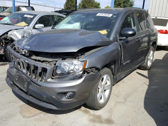 1C4NJDBB1ED535704 - 2014 JEEP COMPASS SP 灰色 照片 2