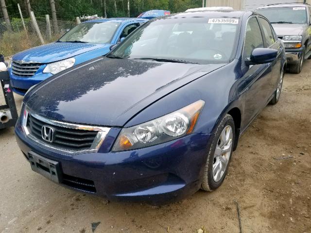 1HGCP26809A050505 - 2009 HONDA ACCORD EXL BLUE photo 2