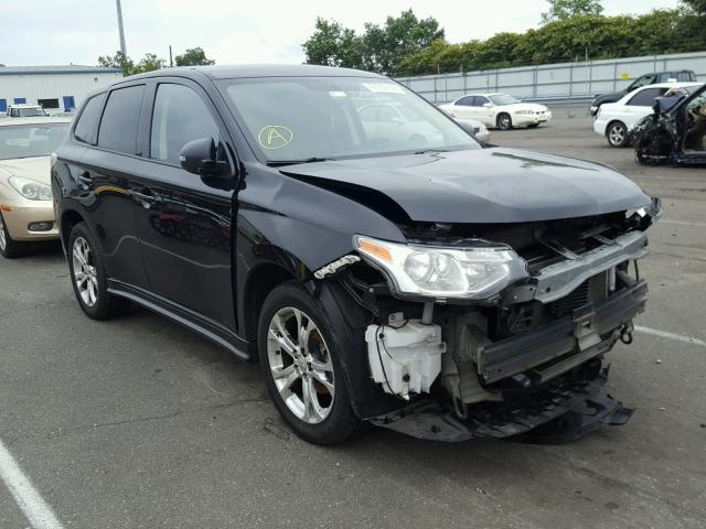 JA4AZ3A33EZ019918 - 2014 MITSUBISHI OUTLANDER BLACK photo 1