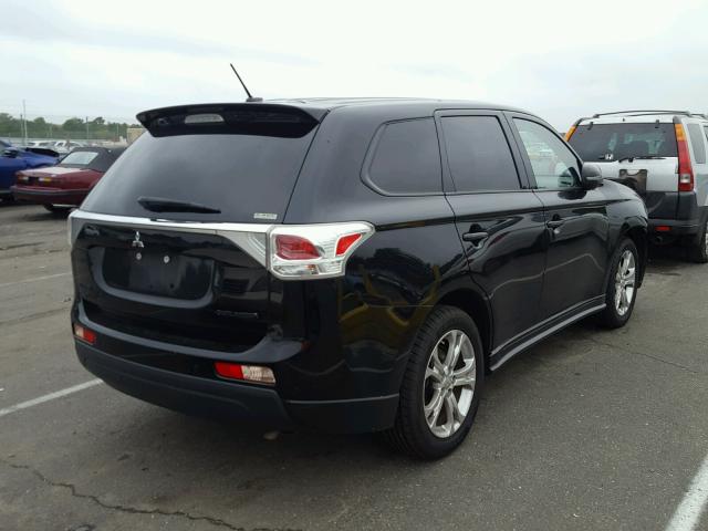 JA4AZ3A33EZ019918 - 2014 MITSUBISHI OUTLANDER BLACK photo 4