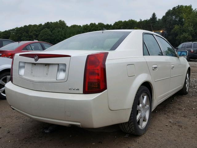 1G6DP567350204932 - 2005 CADILLAC CTS HI FEA WHITE photo 4