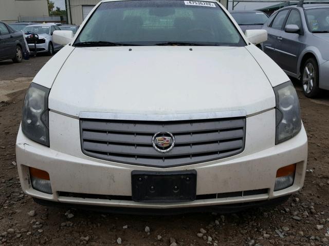 1G6DP567350204932 - 2005 CADILLAC CTS HI FEA WHITE photo 9