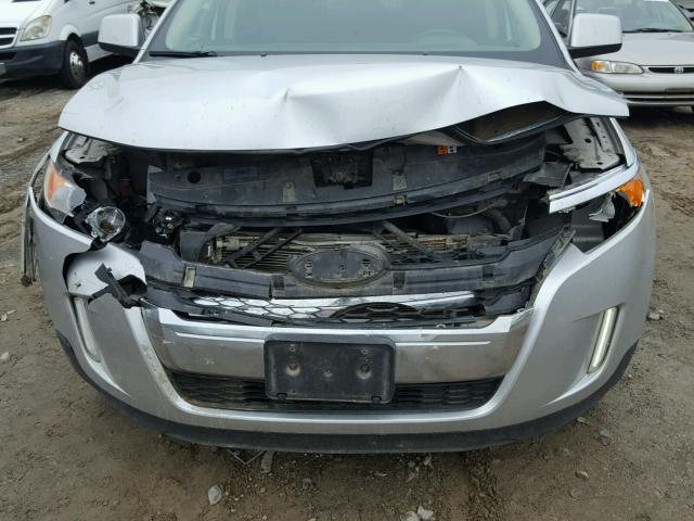 2FMDK3JCXBBA39682 - 2011 FORD EDGE SEL SILVER photo 7