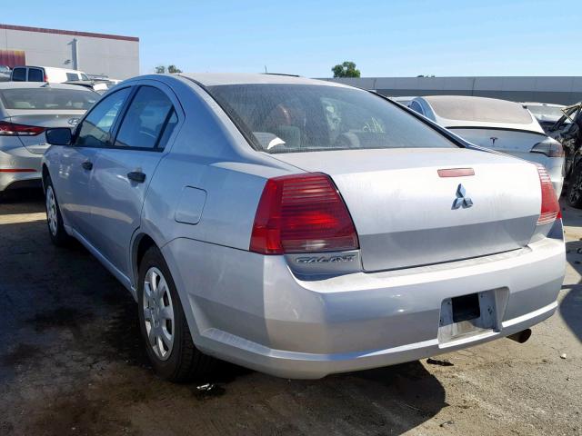 4A3AB26F46E011064 - 2006 MITSUBISHI GALANT DE SILVER photo 3