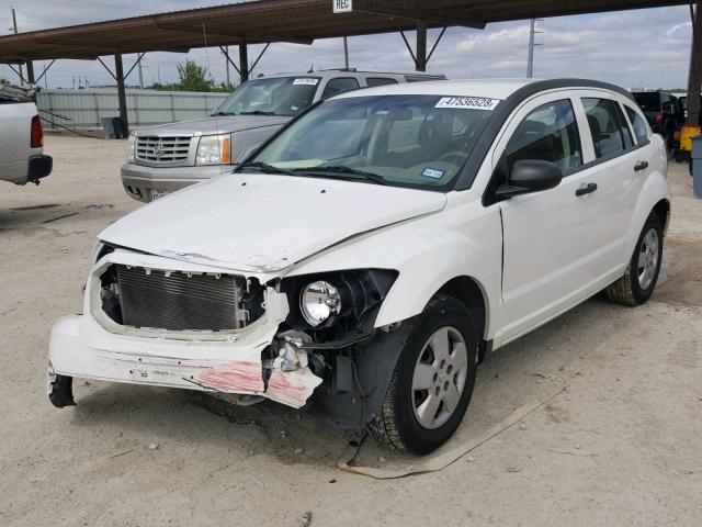 1B3HB28B47D240333 - 2007 DODGE CALIBER WHITE photo 2