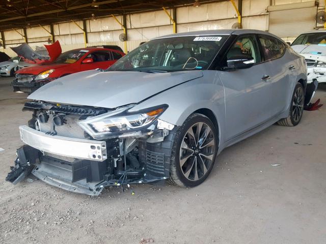 1N4AA6AP0JC370760 - 2018 NISSAN MAXIMA 3.5 SILVER photo 2