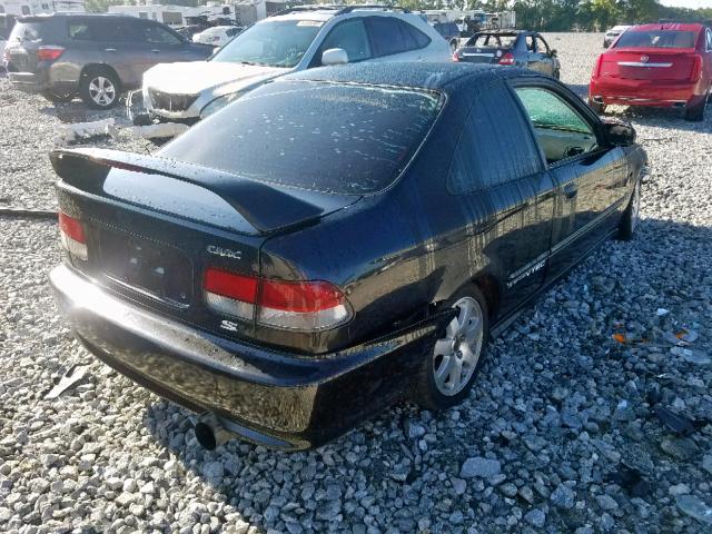 1HGEJ6124VL022578 - 1997 HONDA CIVIC DX BLACK photo 4