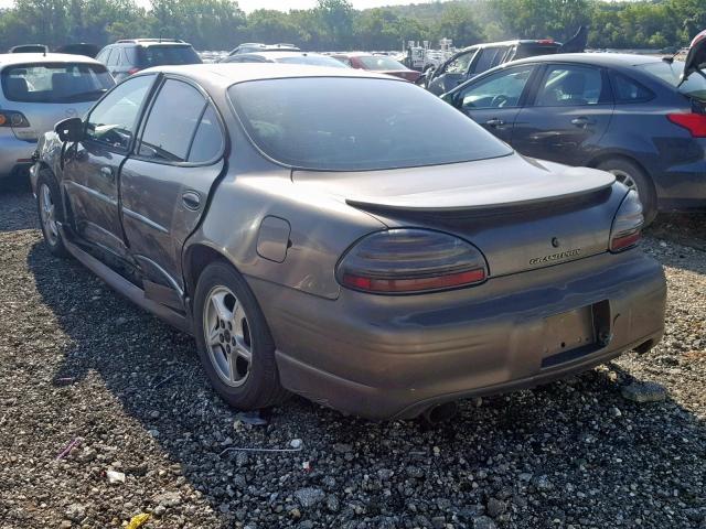 1G2WP52K6YF168627 - 2000 PONTIAC GRAND PRIX GRAY photo 3