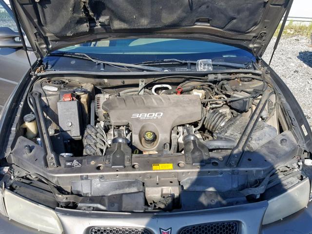 1G2WP52K6YF168627 - 2000 PONTIAC GRAND PRIX GRAY photo 7
