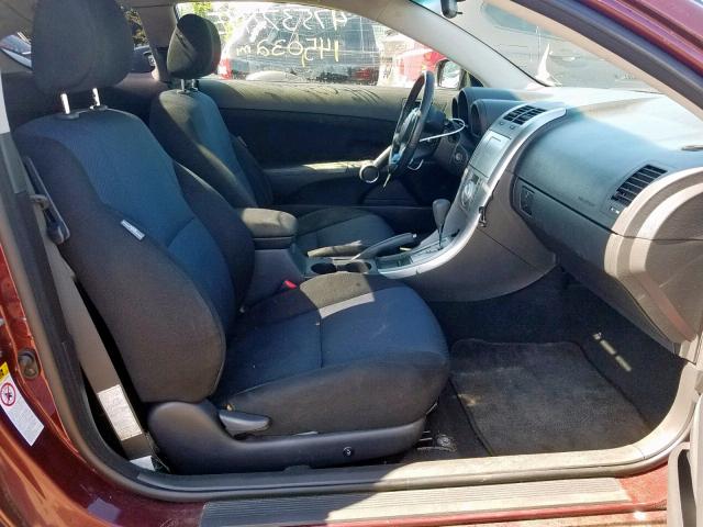 JTKDE167970148678 - 2007 TOYOTA SCION TC ბურგუნდია ფოტო 5