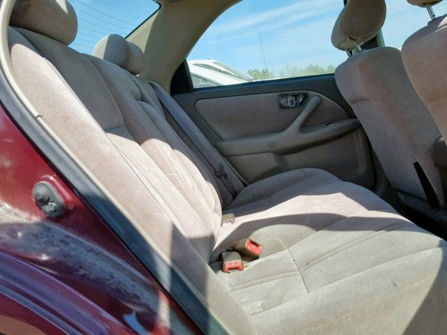 4T1BF22K1WU049156 - 1998 TOYOTA CAMRY CE MAROON photo 6