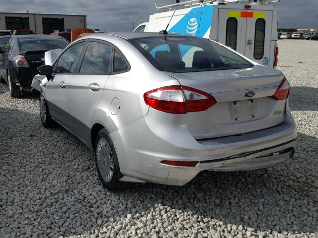 3FADP4AJ6FM179023 - 2015 FORD FIESTA S SILVER photo 3