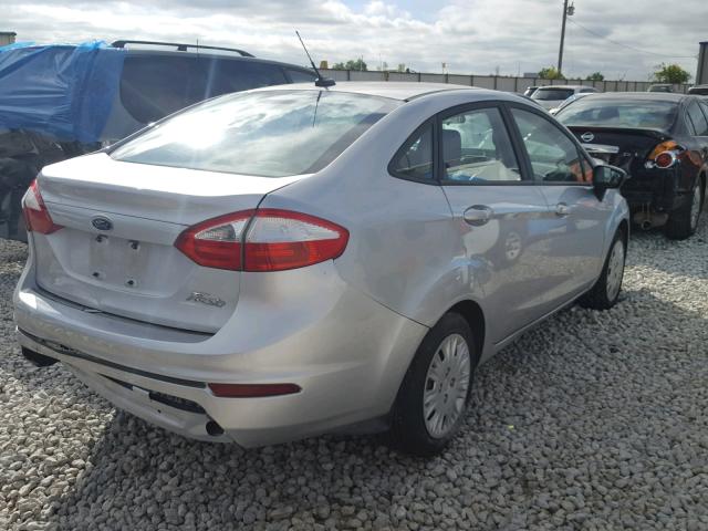 3FADP4AJ6FM179023 - 2015 FORD FIESTA S SILVER photo 4