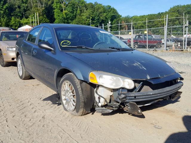 1C3EL46X95N548635 - 2005 CHRYSLER SEBRING BLUE photo 1