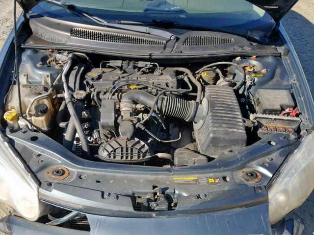 1C3EL46X95N548635 - 2005 CHRYSLER SEBRING BLUE photo 7