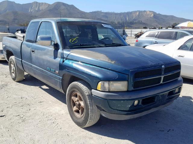 3B7HC13Z9VM510796 - 1997 DODGE RAM 1500 GREEN photo 1