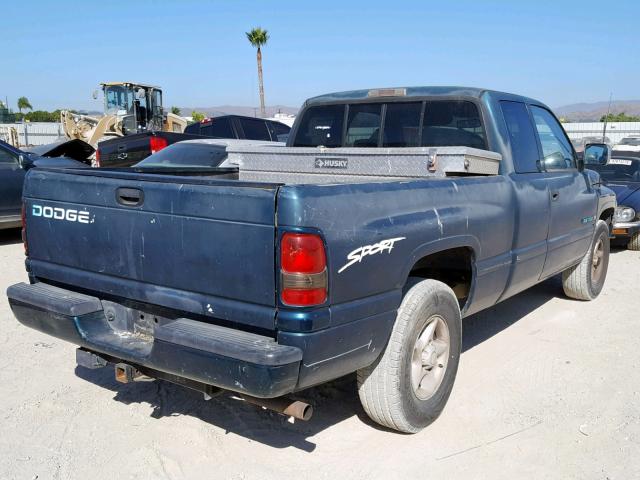 3B7HC13Z9VM510796 - 1997 DODGE RAM 1500 GREEN photo 4